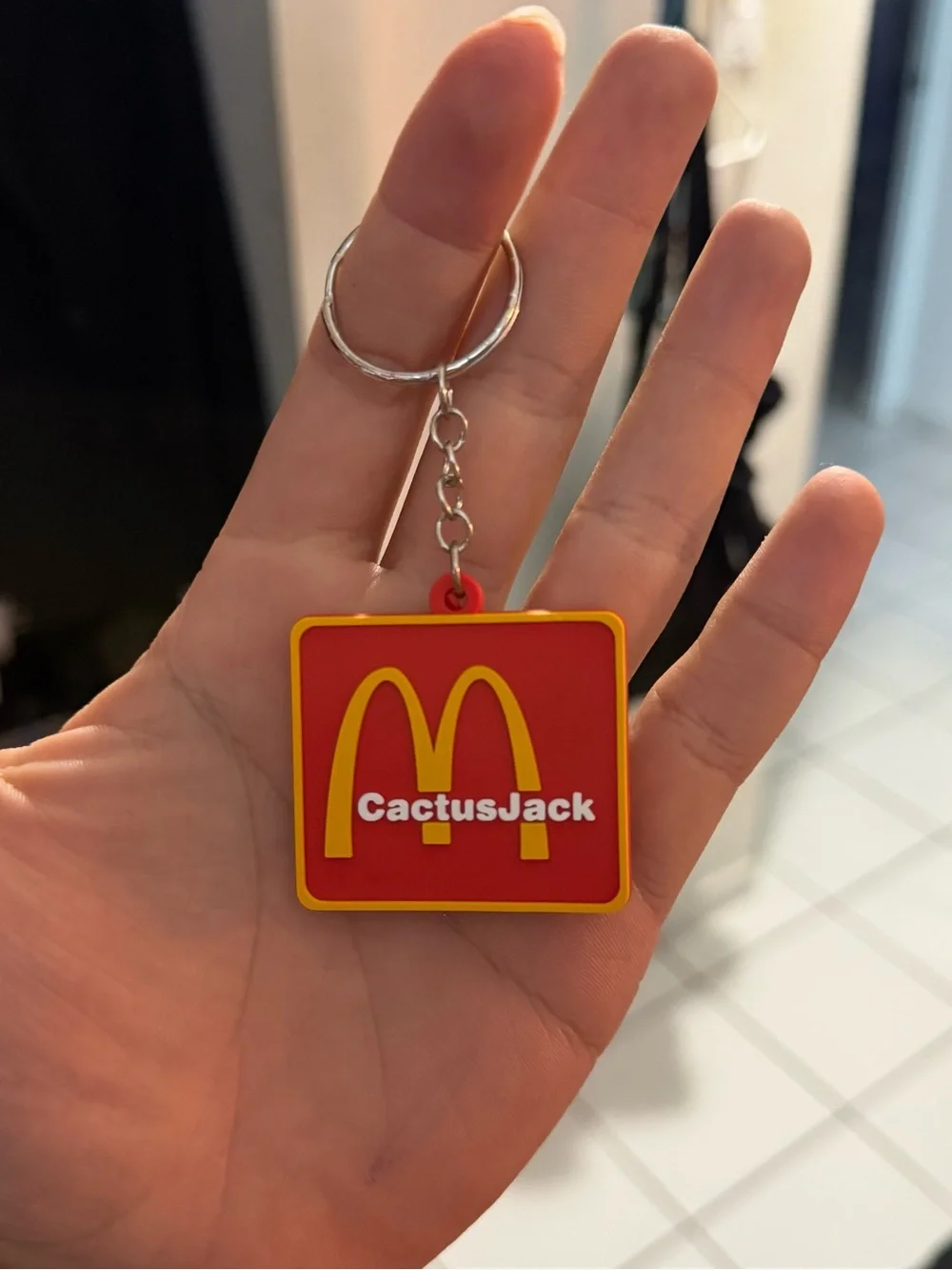 Cactus Jack x Mcdonald’s Keychain with Logo